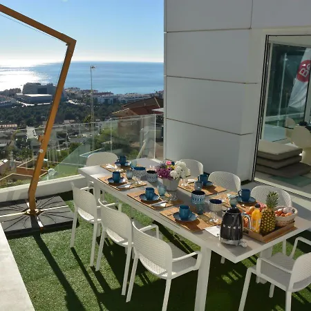וילה Bianca Amaizing View Design 10 Min Walk From Beaches סיטגס